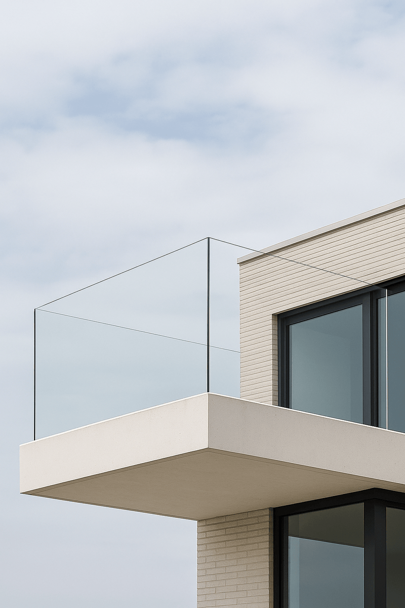Helder Glazen Balustrade