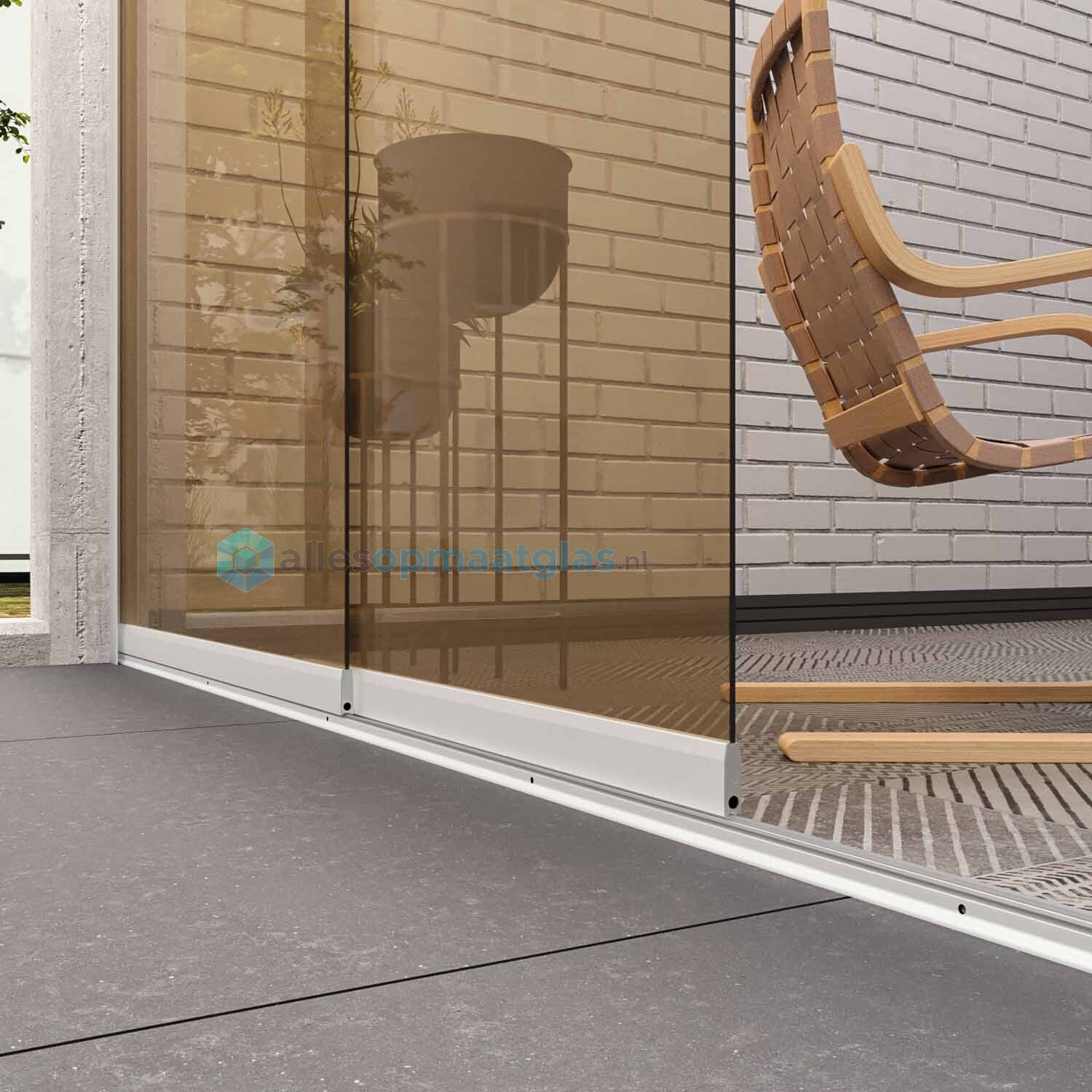 Op Maat Glazen Schuifwand