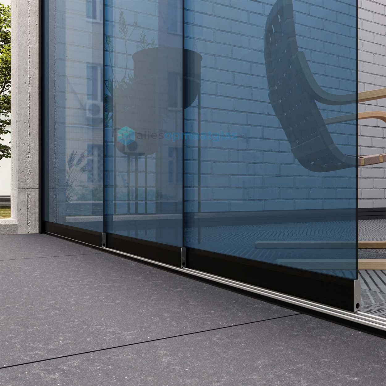 Op Maat Glazen Schuifwand