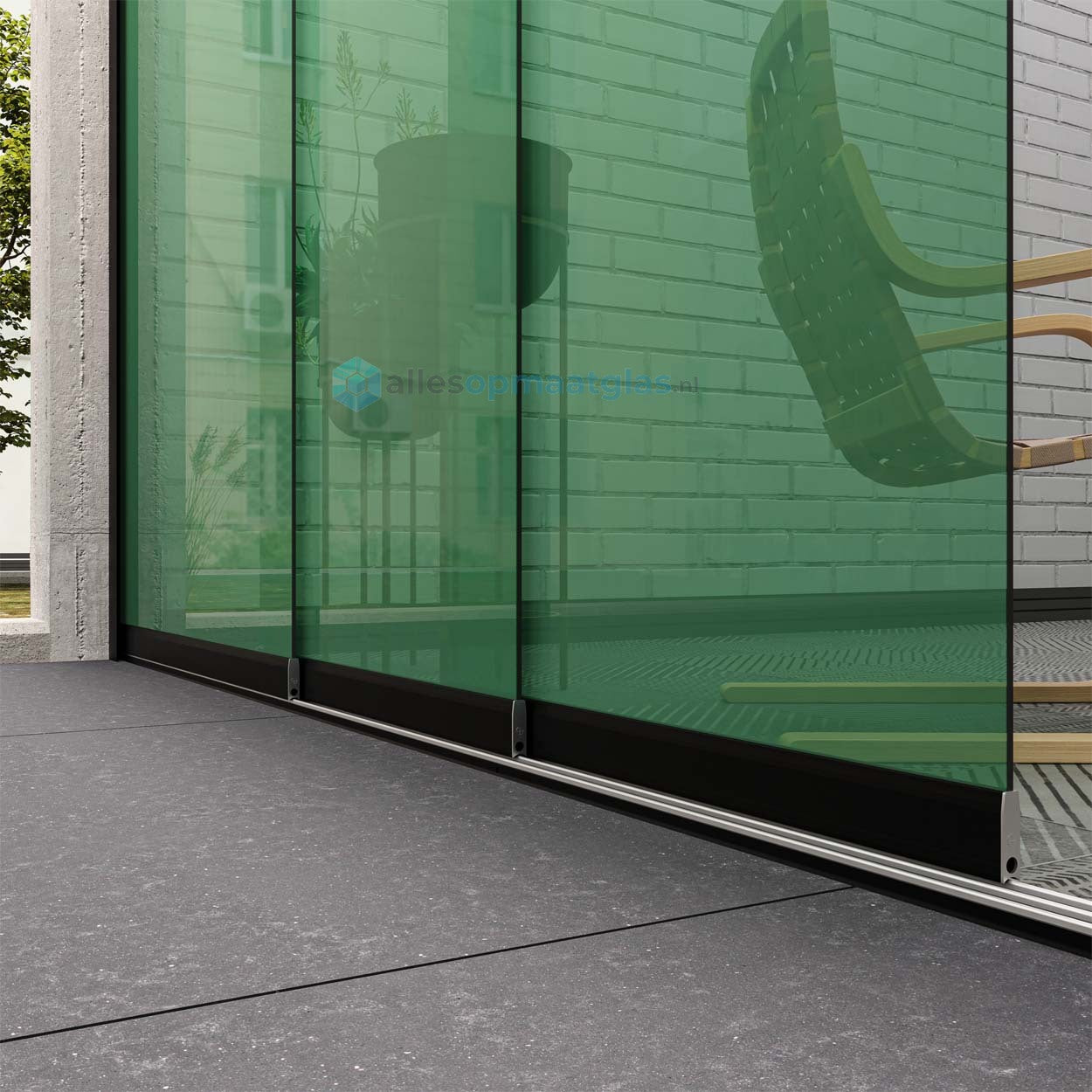 Op Maat Glazen Schuifwand