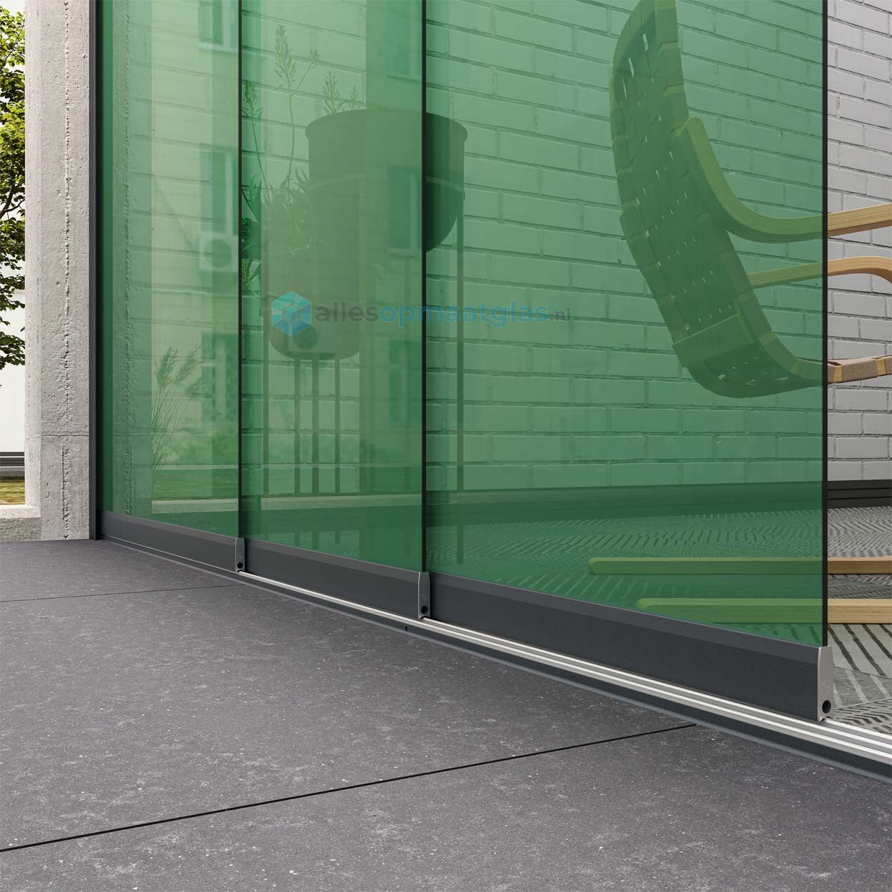 Op Maat Glazen Schuifwand