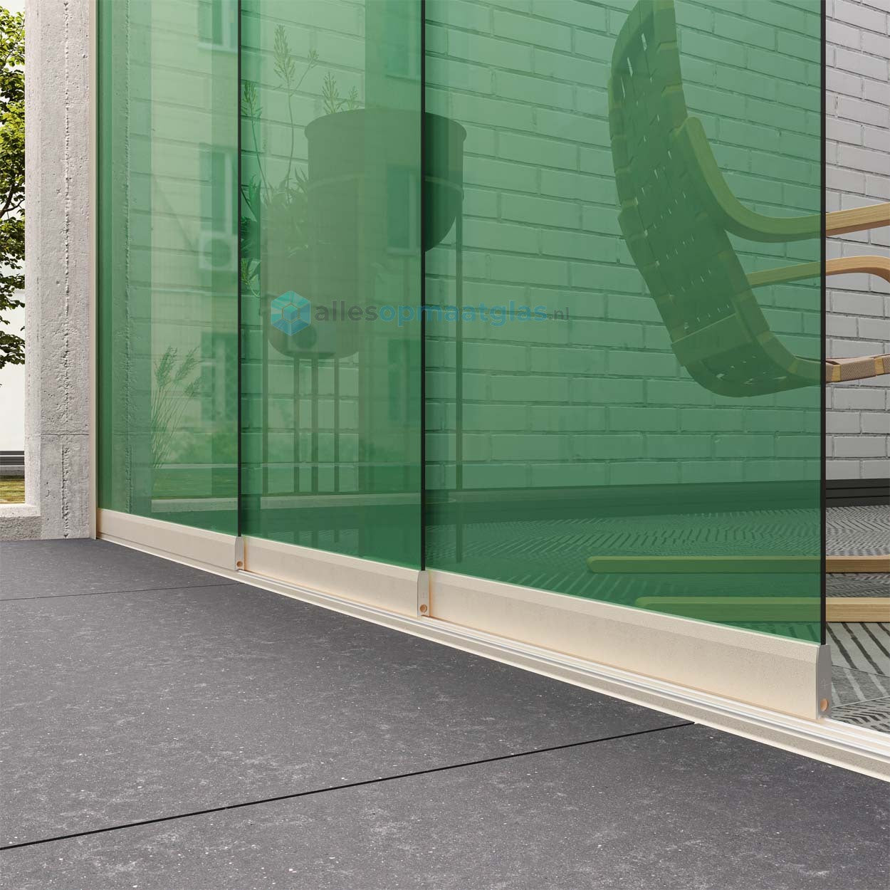 Op Maat Glazen Schuifwand