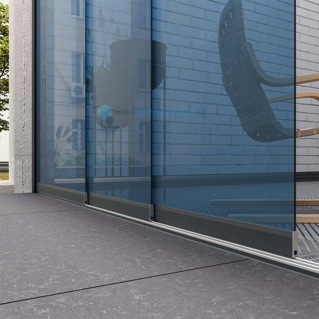 Op Maat Glazen Schuifwand