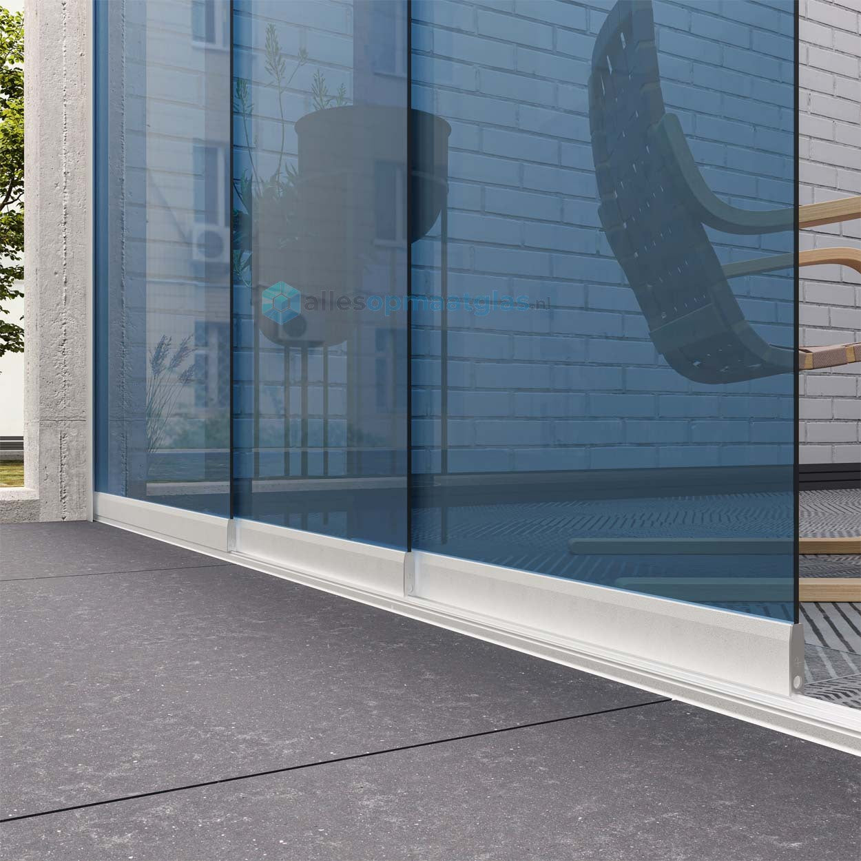 Op Maat Glazen Schuifwand