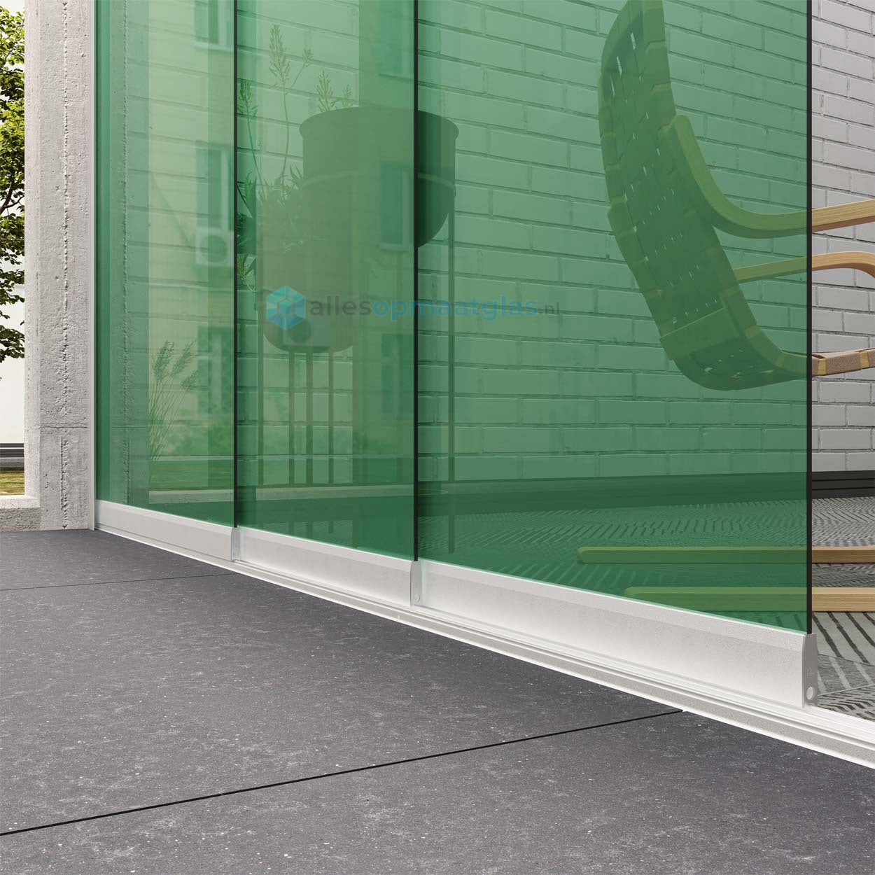 Op Maat Glazen Schuifwand