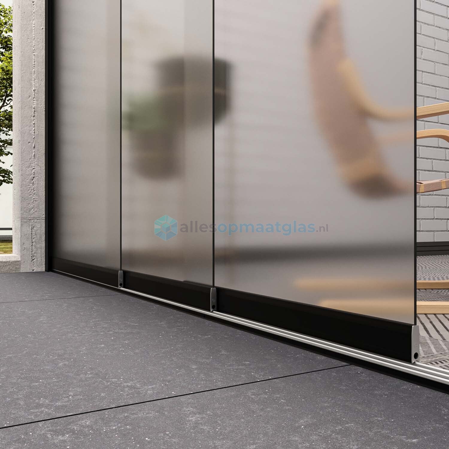 Op Maat Glazen Schuifwand