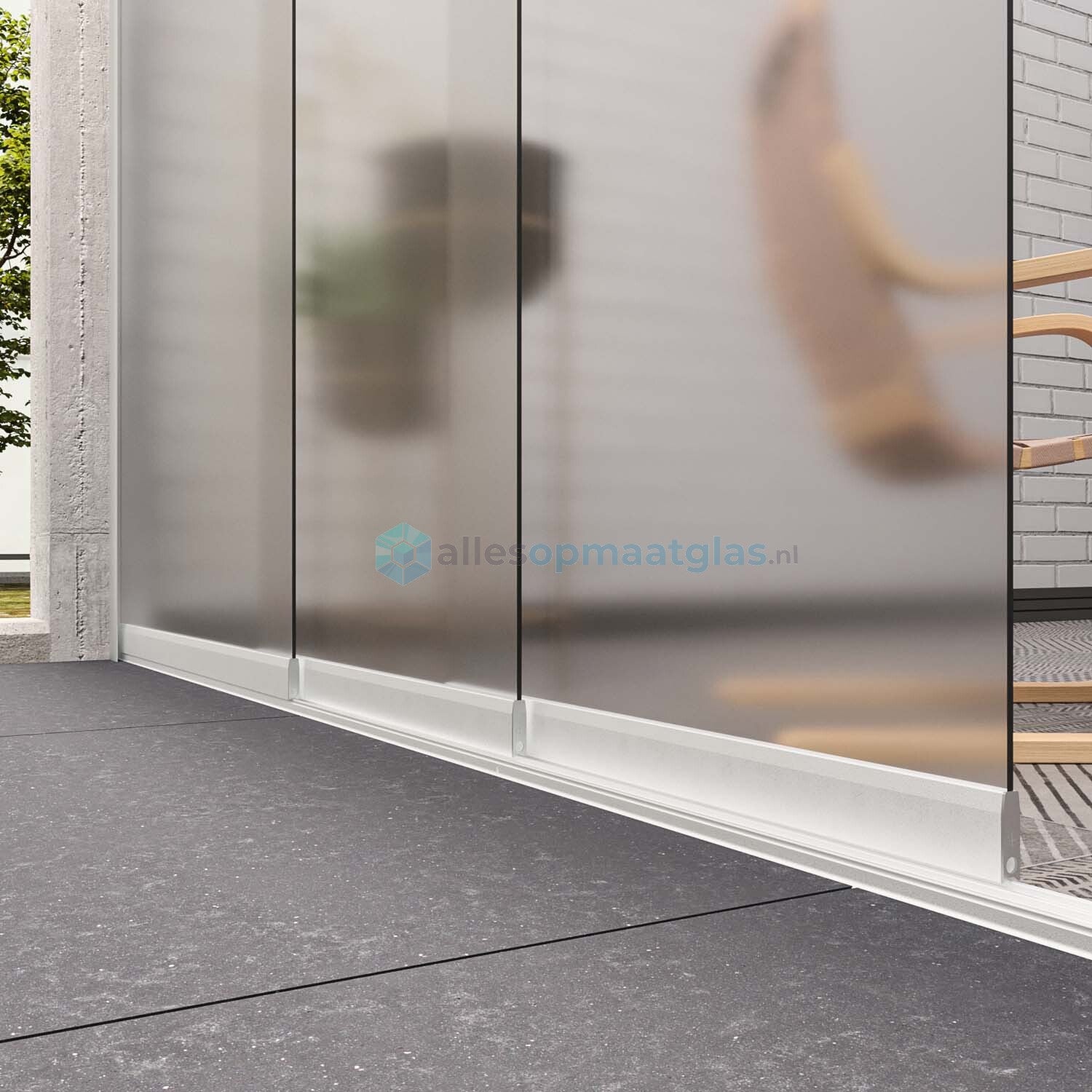Op Maat Glazen Schuifwand