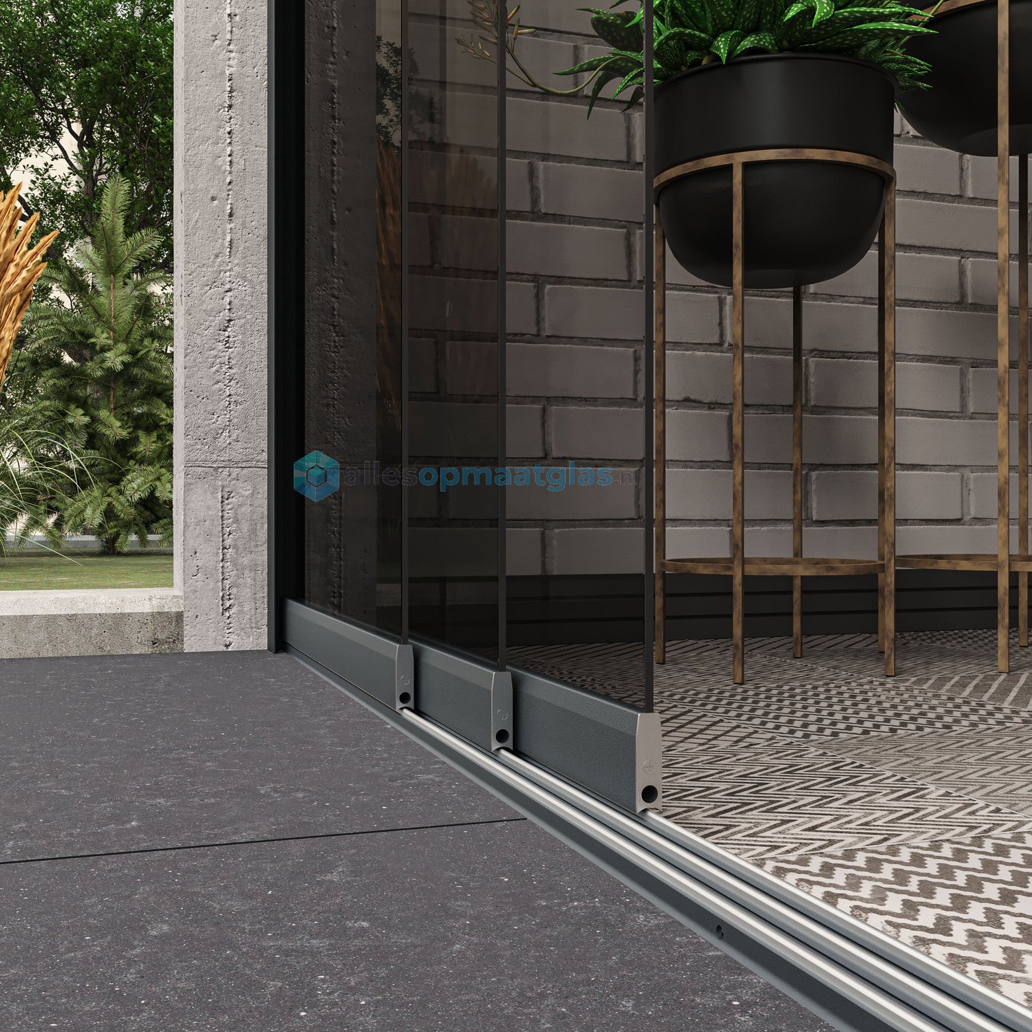 Op Maat Glazen Schuifwand