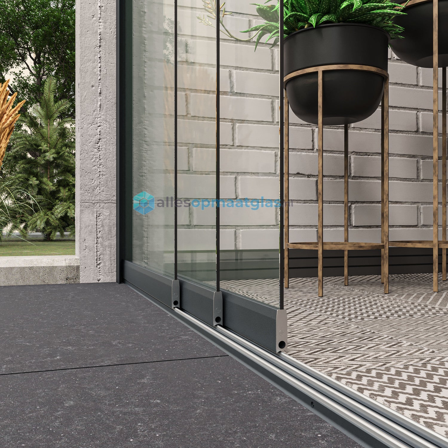 Op Maat Glazen Schuifwand