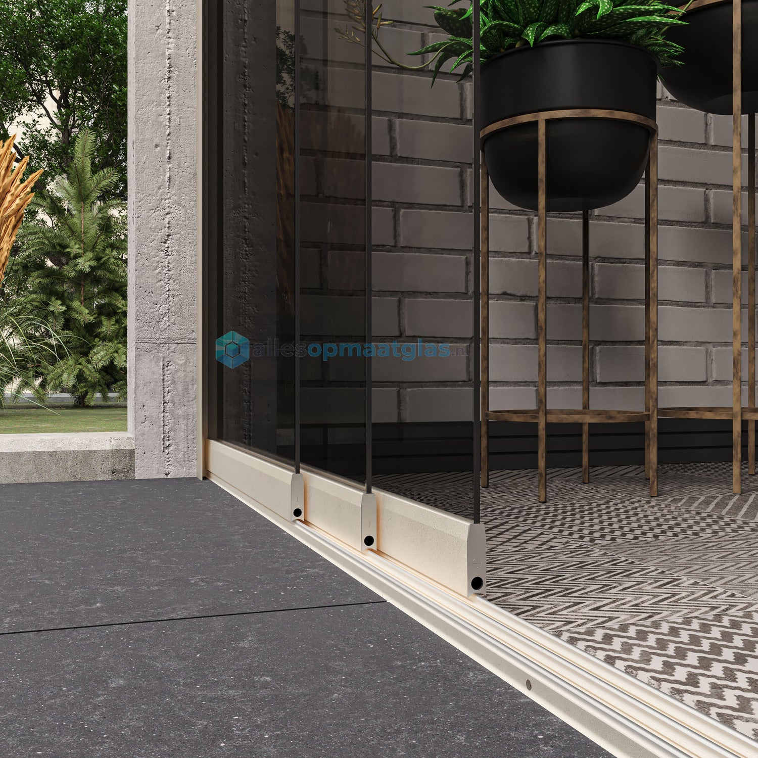 Op Maat Glazen Schuifwand