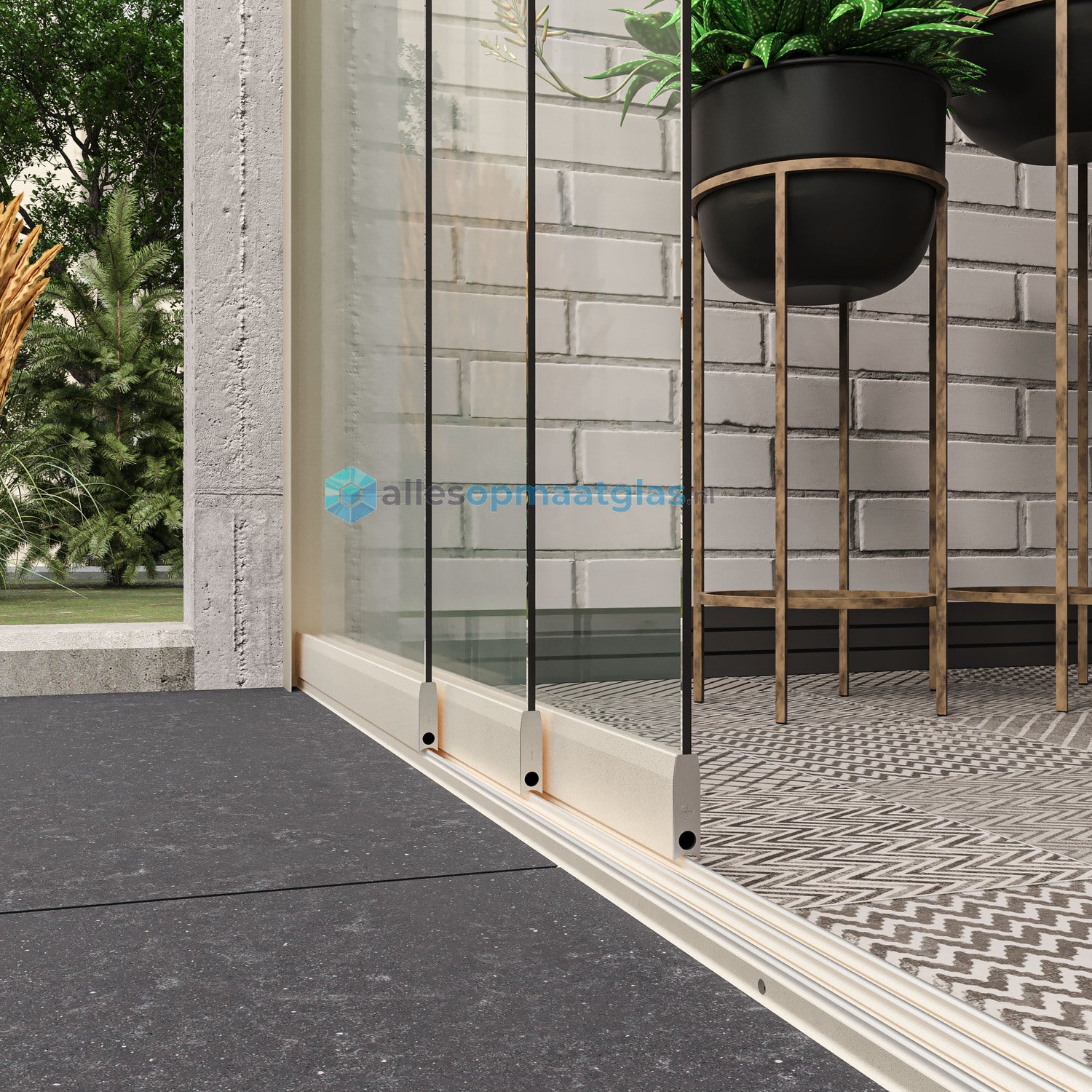 Op Maat Glazen Schuifwand