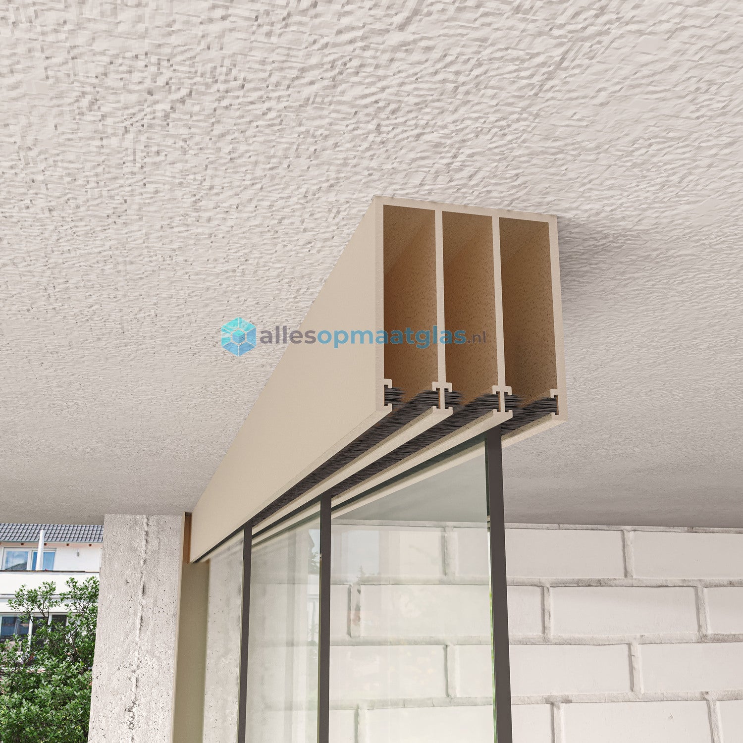 Op Maat Glazen Schuifwand