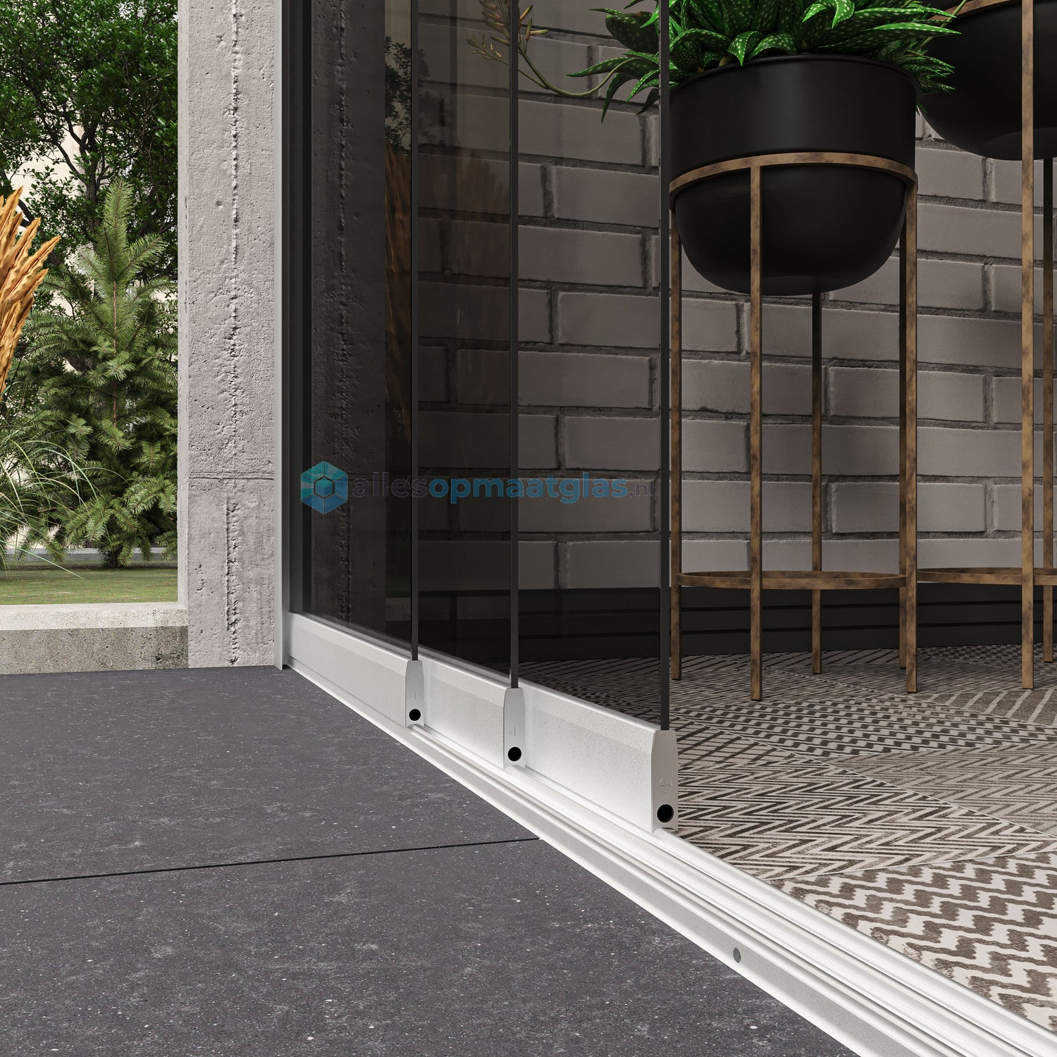 Op Maat Glazen Schuifwand