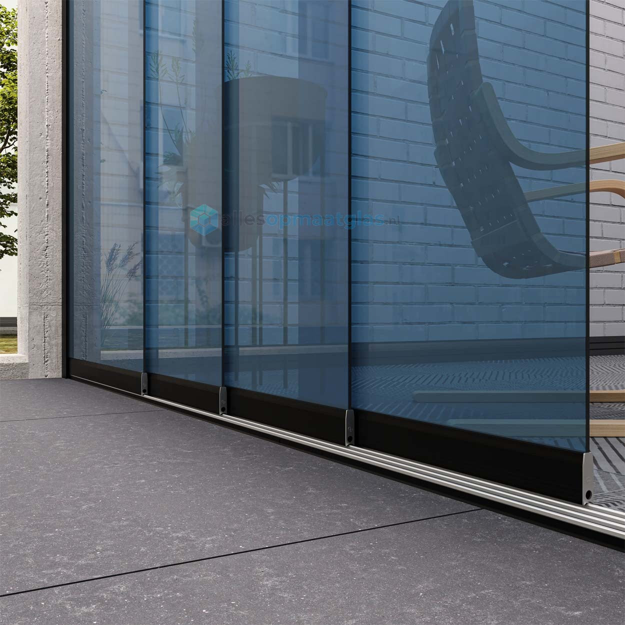 Op Maat Glazen Schuifwand