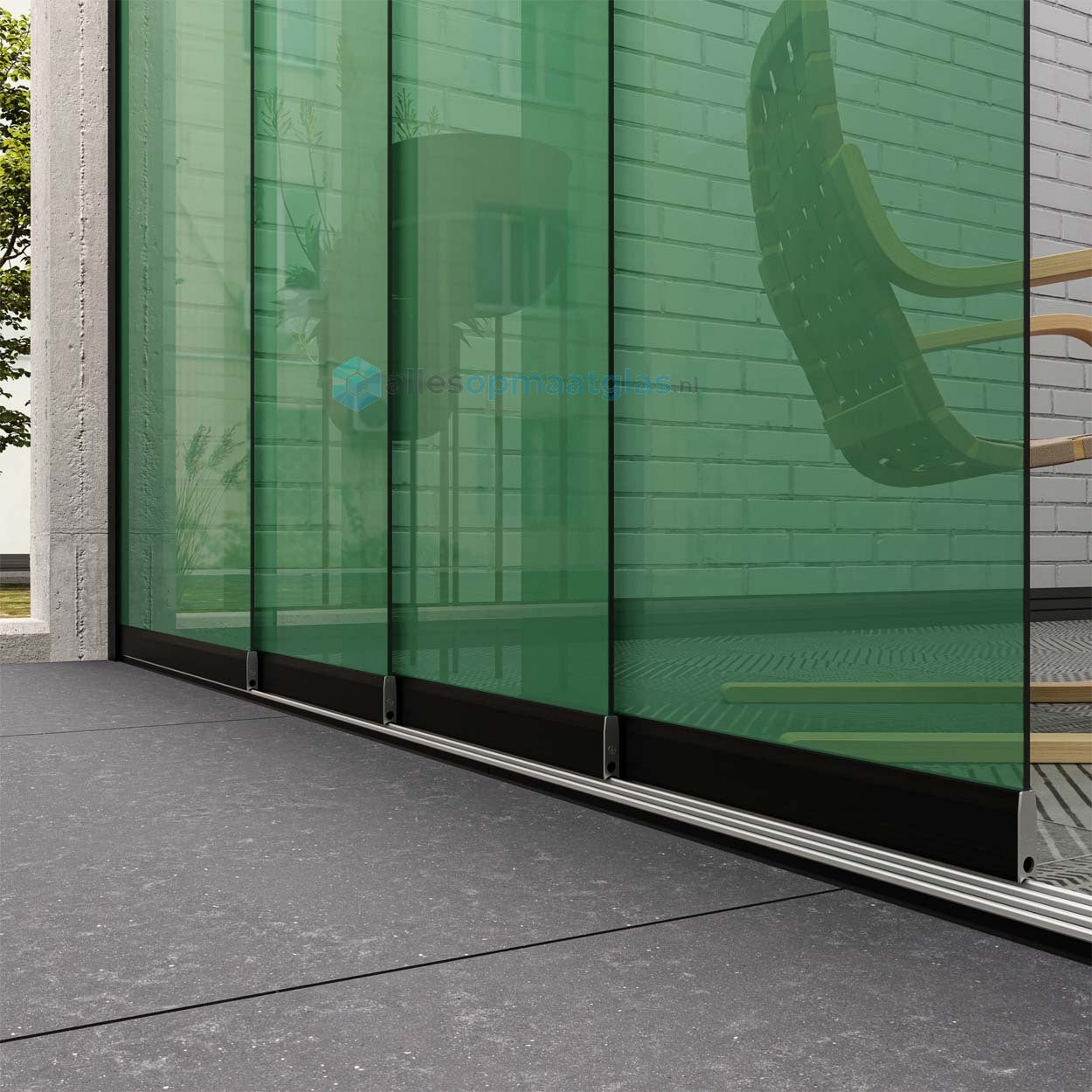 Op Maat Glazen Schuifwand