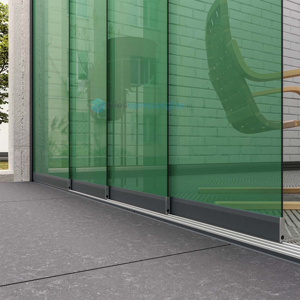 Op Maat Glazen Schuifwand