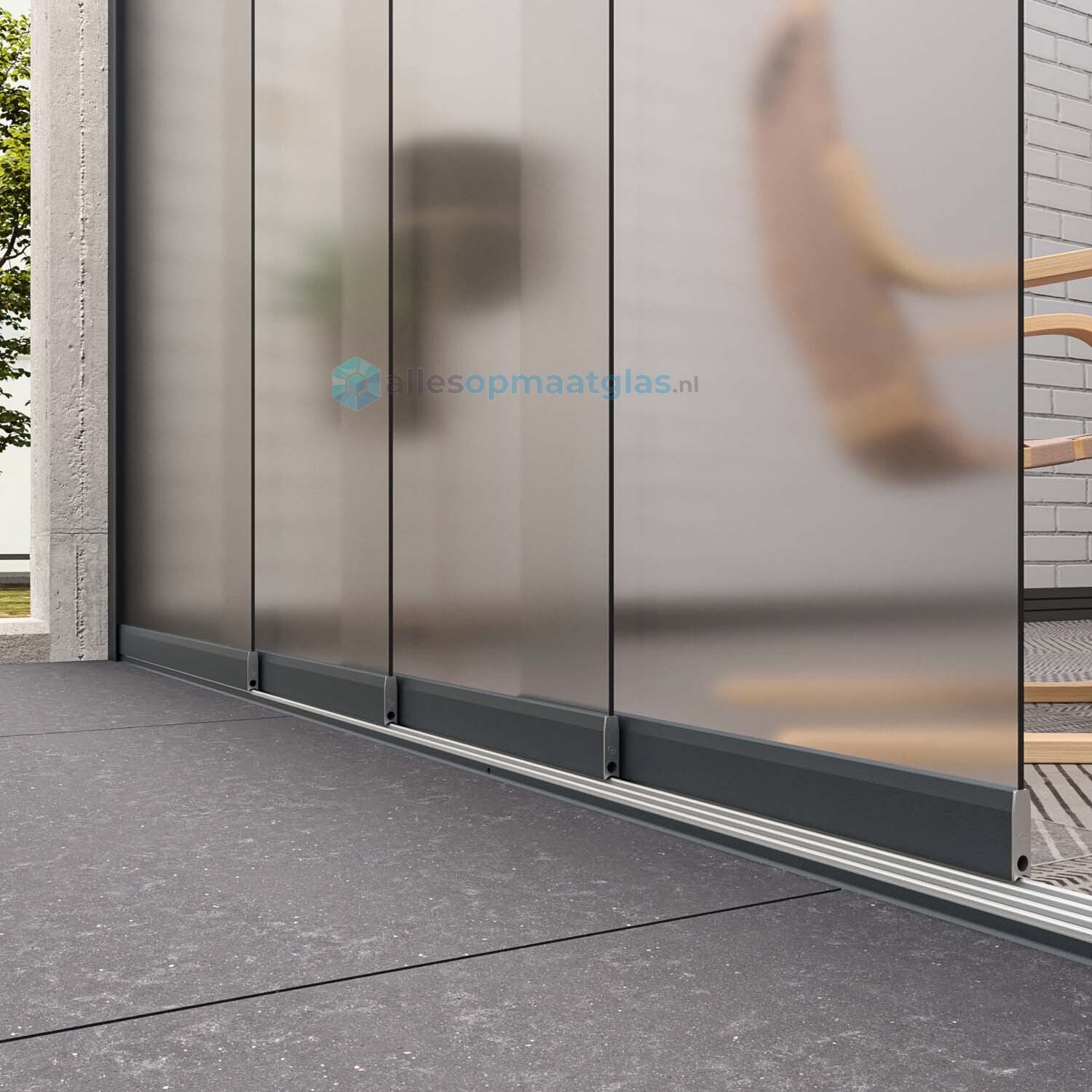 Op Maat Glazen Schuifwand