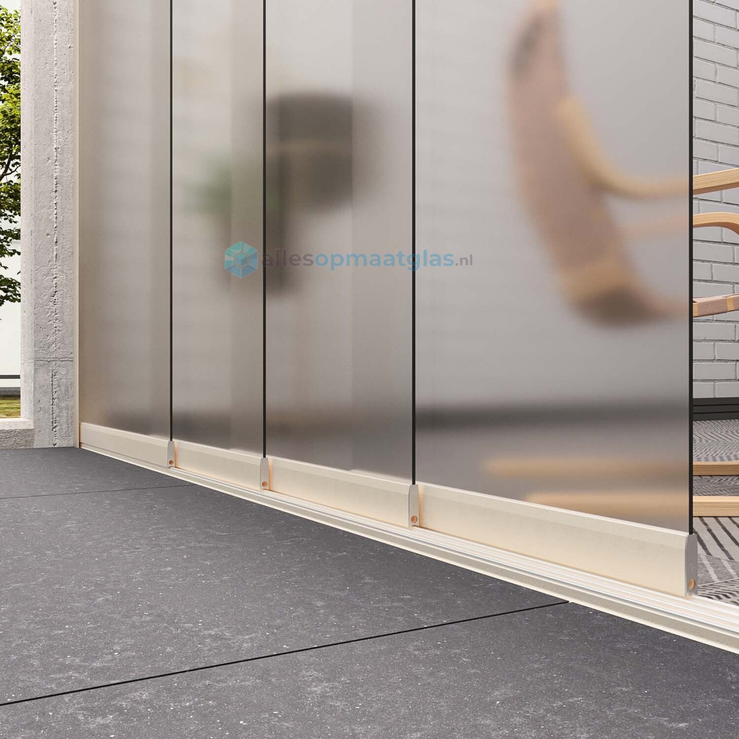 Op Maat Glazen Schuifwand