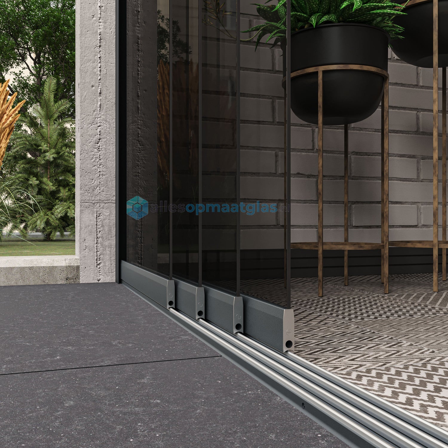 Op Maat Glazen Schuifwand