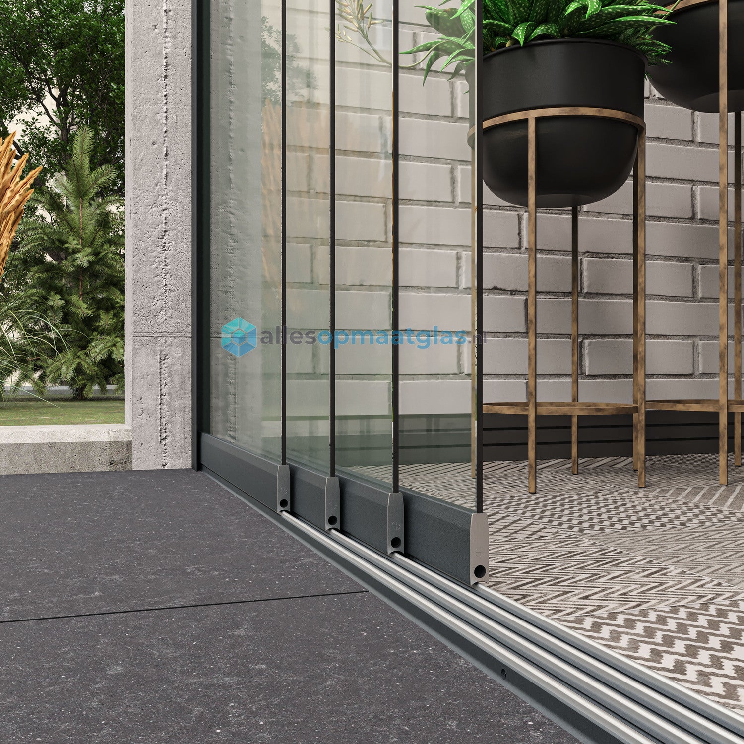 Op Maat Glazen Schuifwand