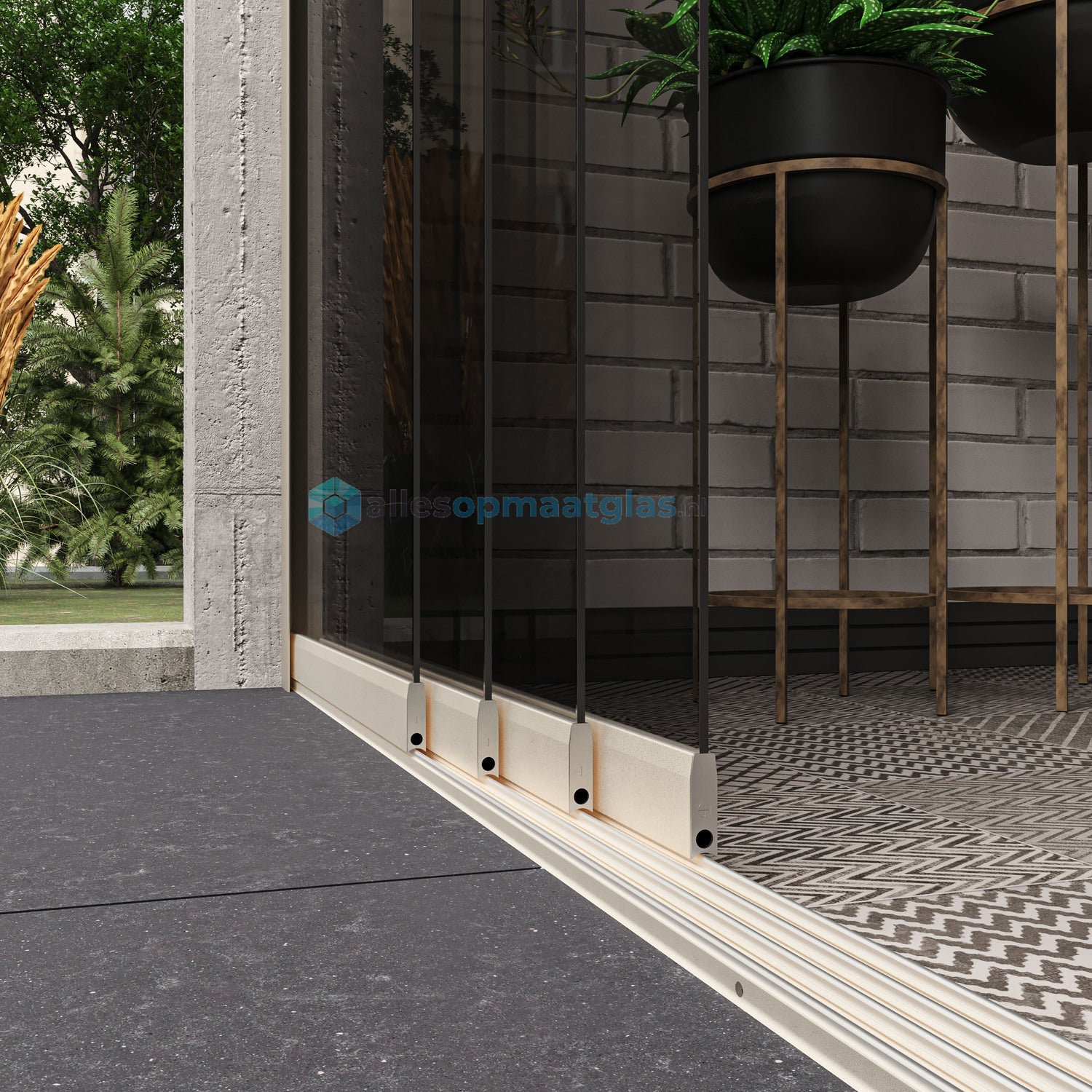 Op Maat Glazen Schuifwand