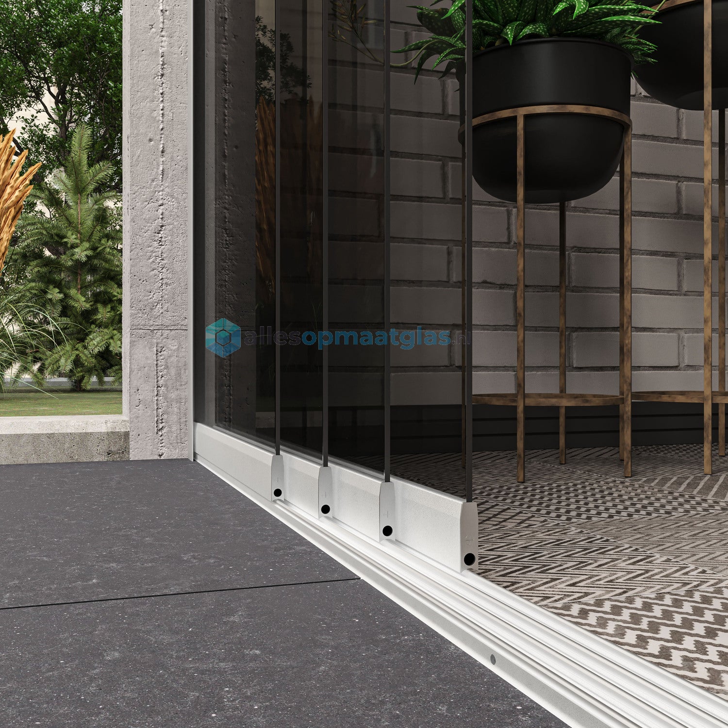 Op Maat Glazen Schuifwand