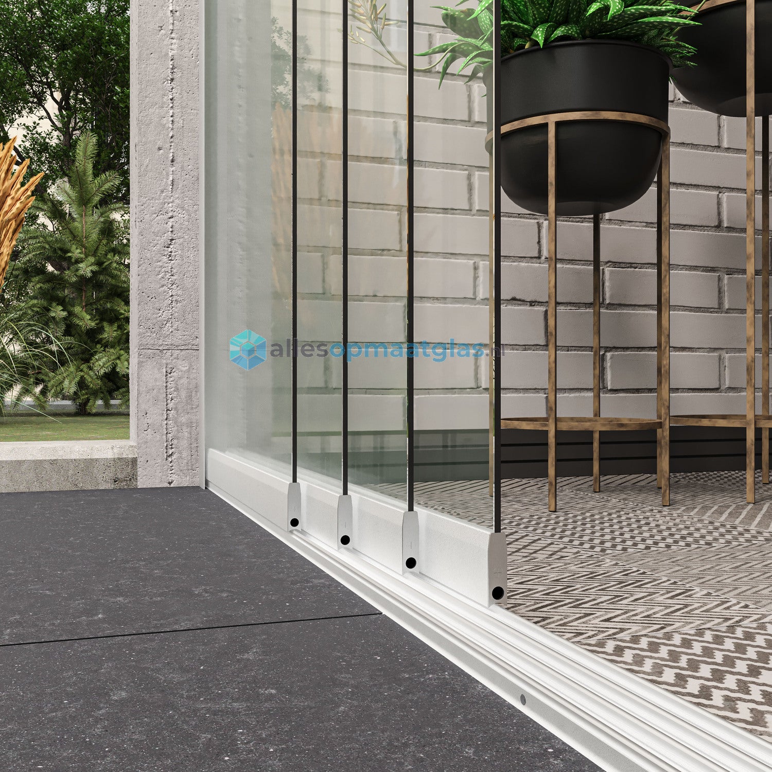 Op Maat Glazen Schuifwand