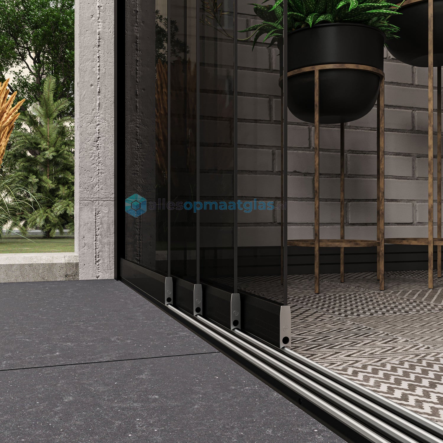 Op Maat Glazen Schuifwand