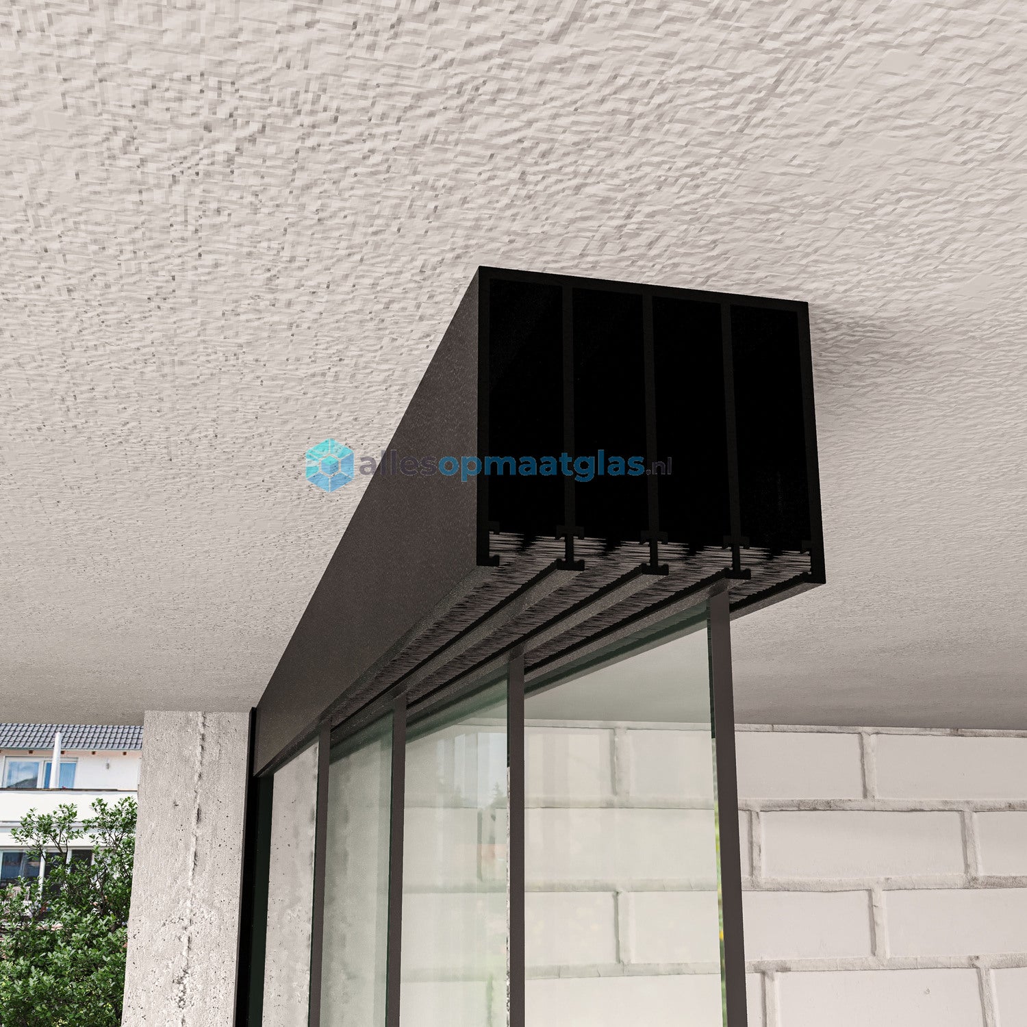 4-Rail Glazen Schuifwand tot 4030 mm breedte