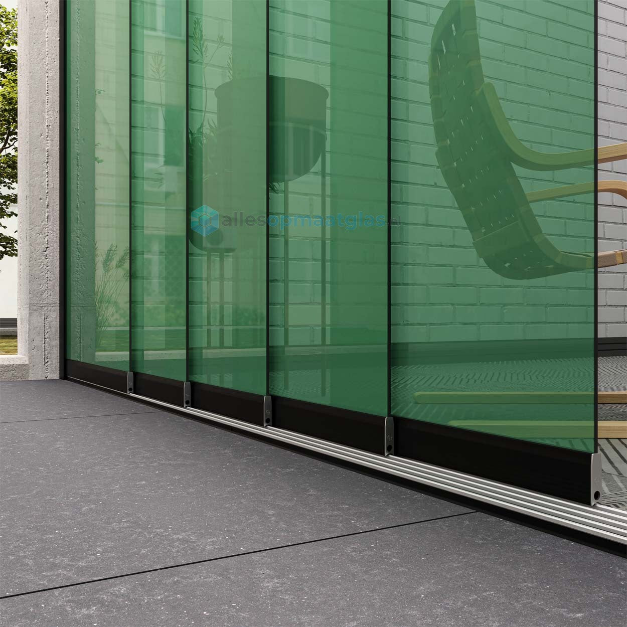 Op Maat Glazen Schuifwand