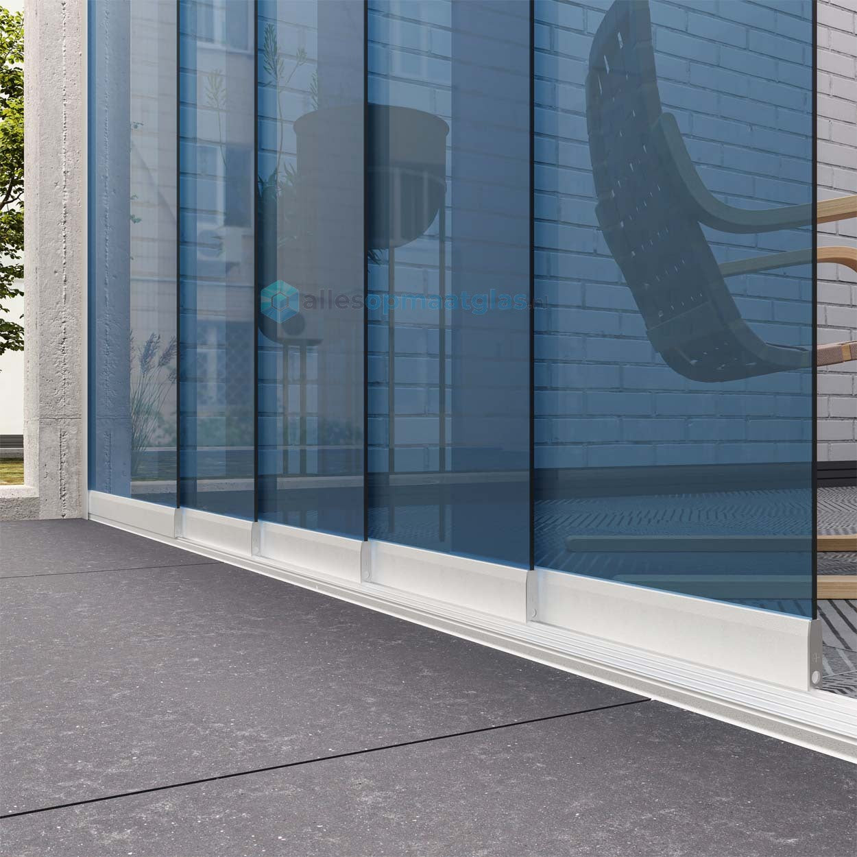 Op Maat Glazen Schuifwand