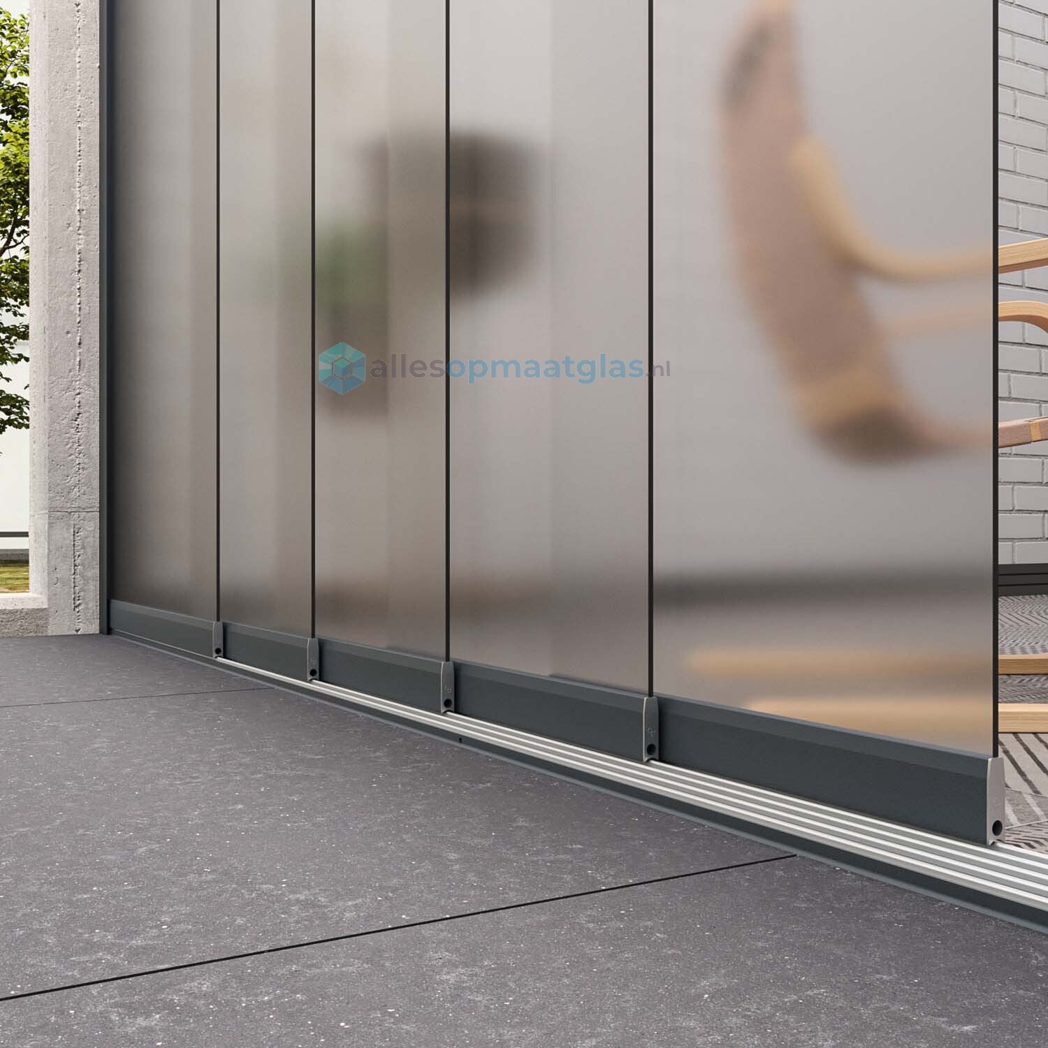 Op Maat Glazen Schuifwand