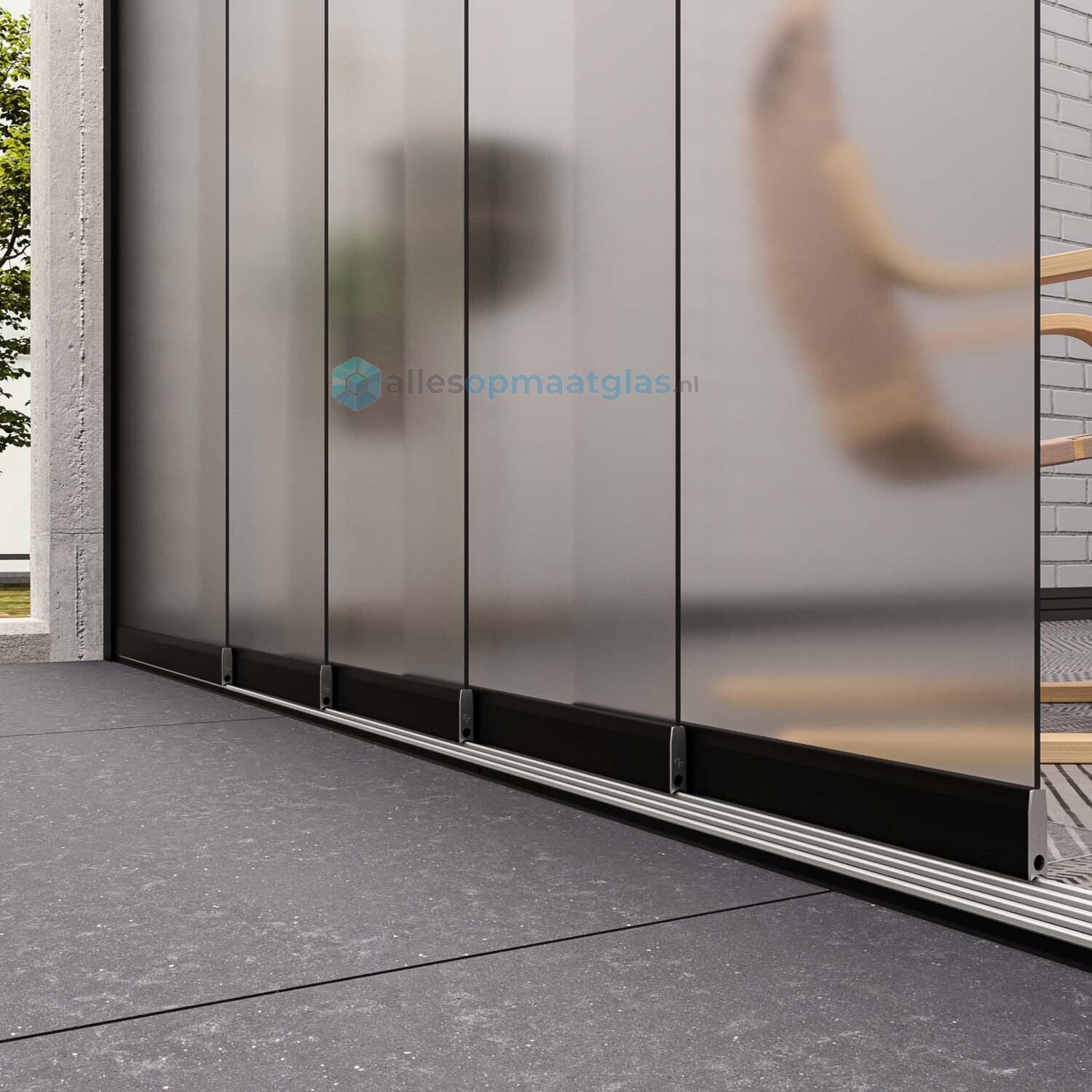 Op Maat Glazen Schuifwand