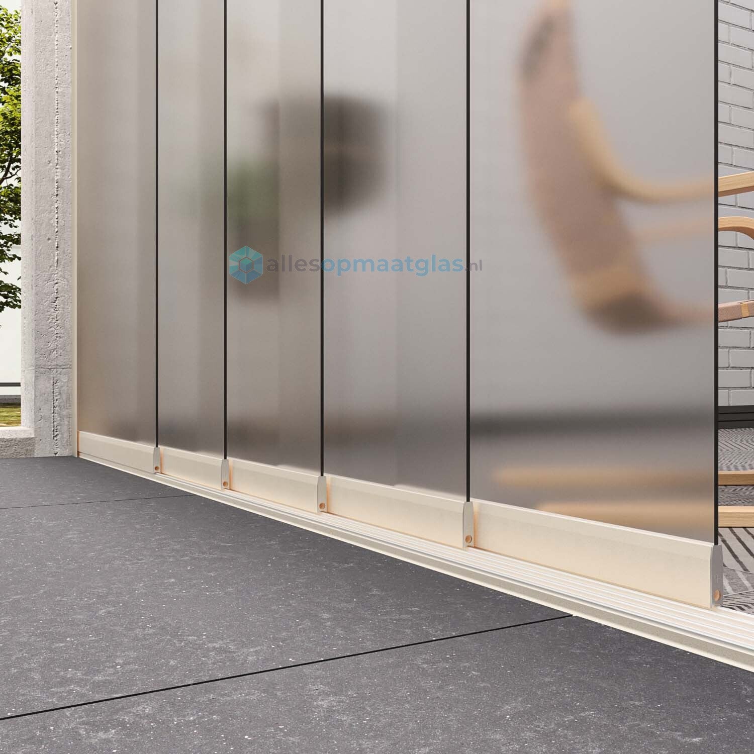 Op Maat Glazen Schuifwand