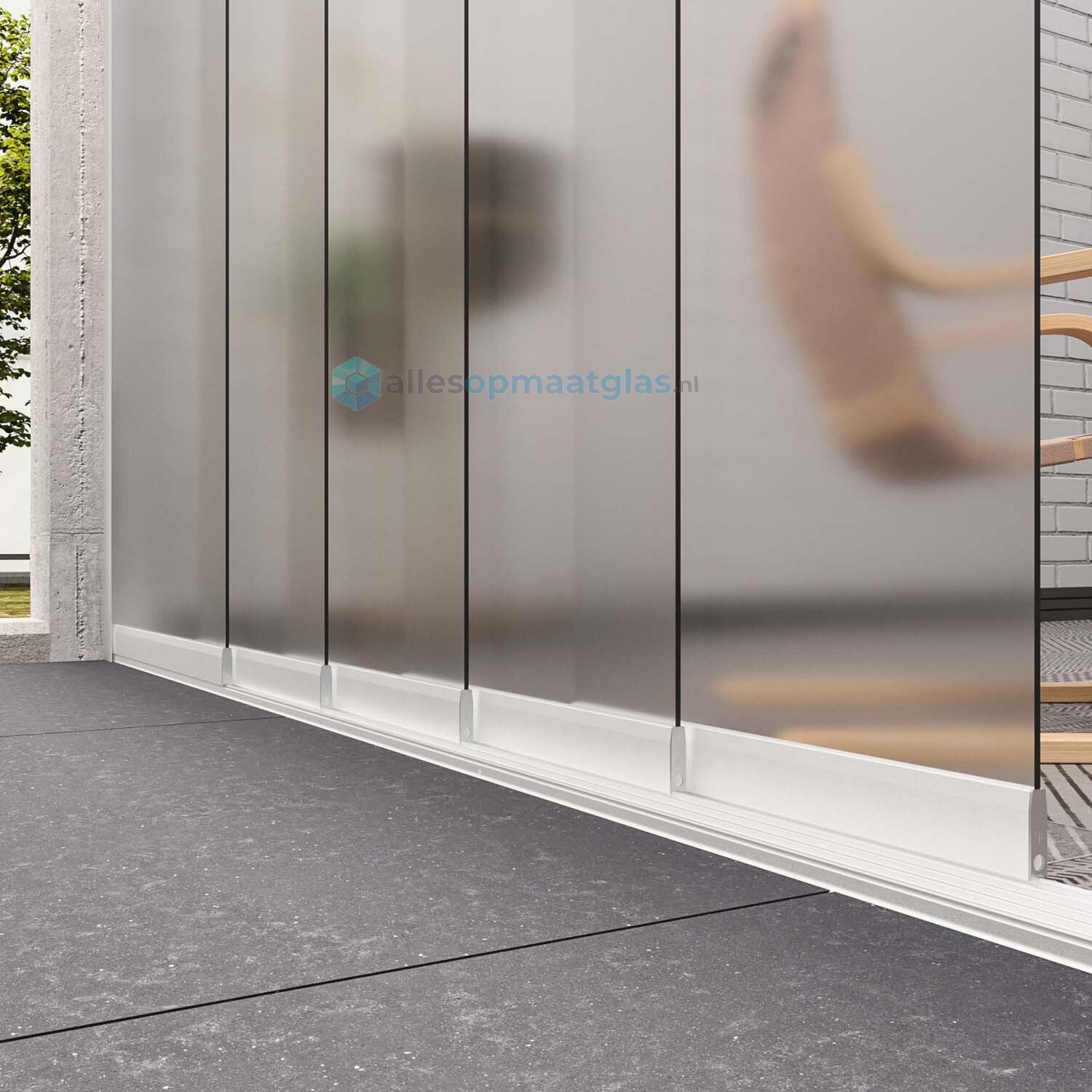 Op Maat Glazen Schuifwand