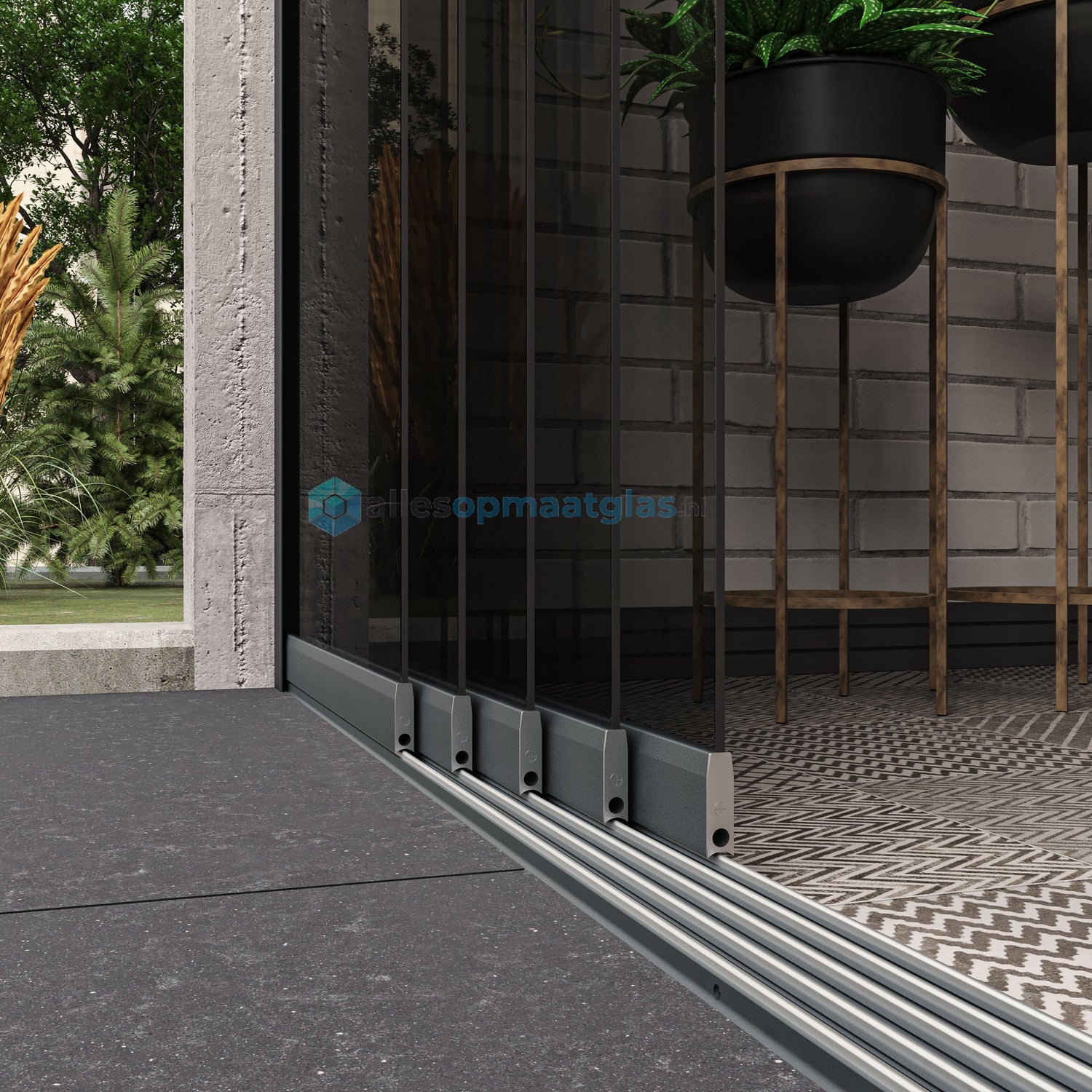 Op Maat Glazen Schuifwand