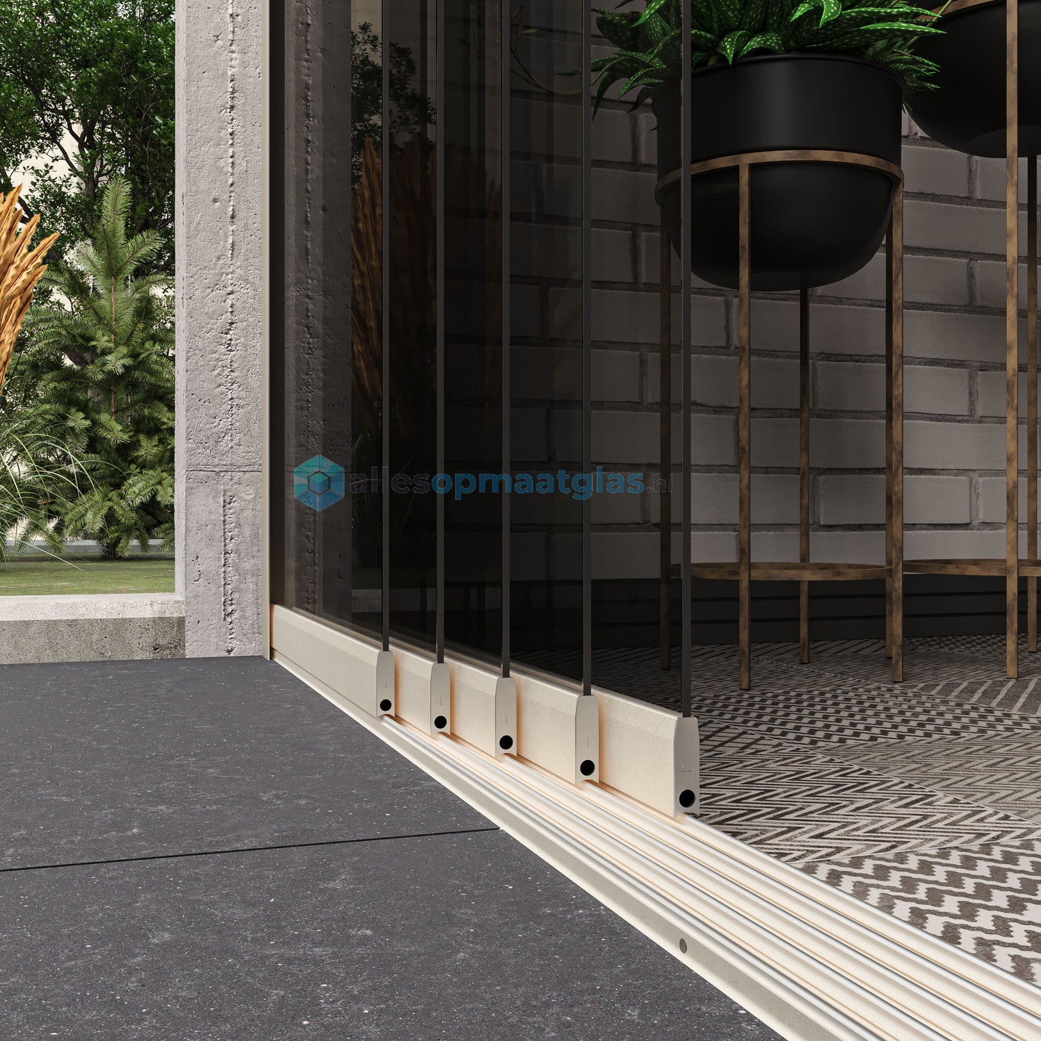 Op Maat Glazen Schuifwand