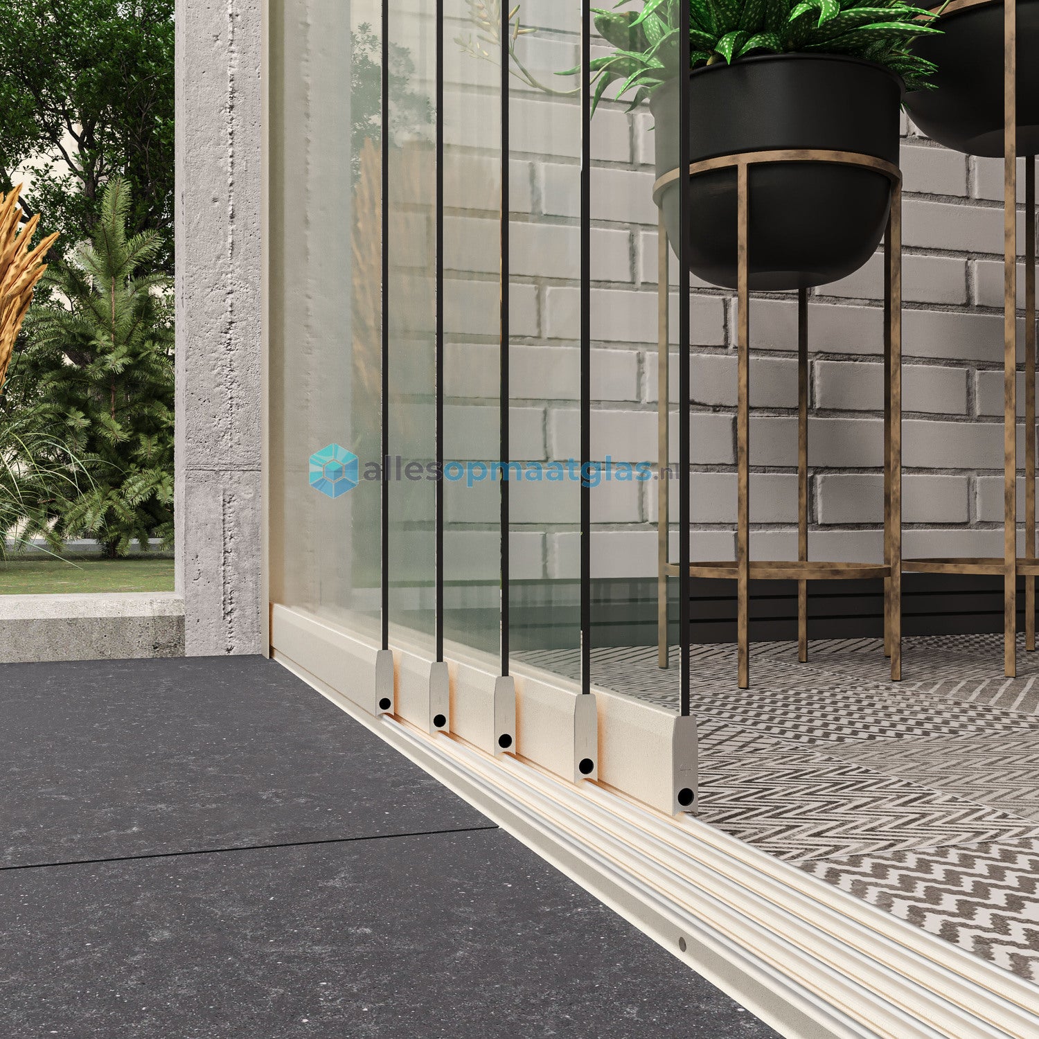 Op Maat Glazen Schuifwand