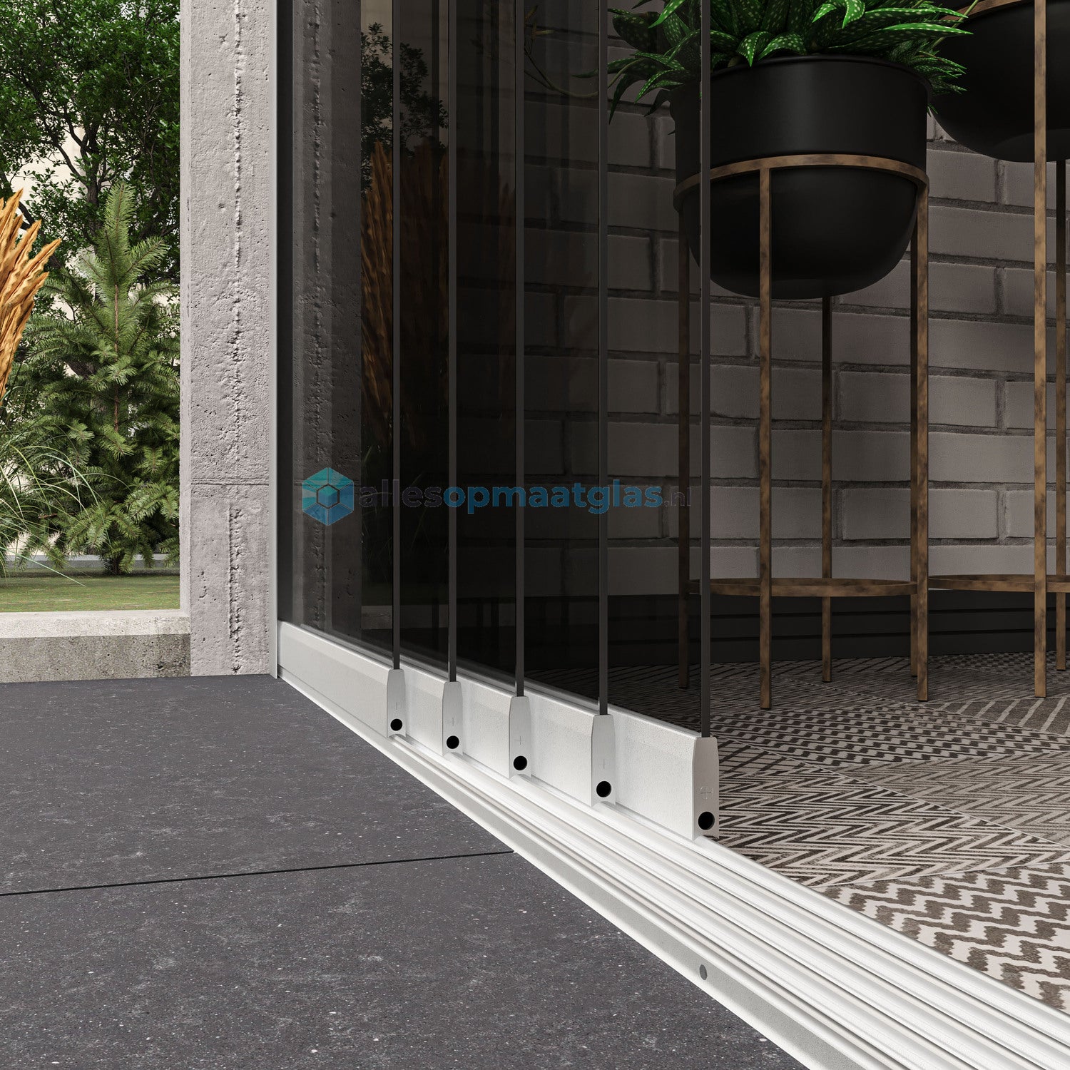 Op Maat Glazen Schuifwand