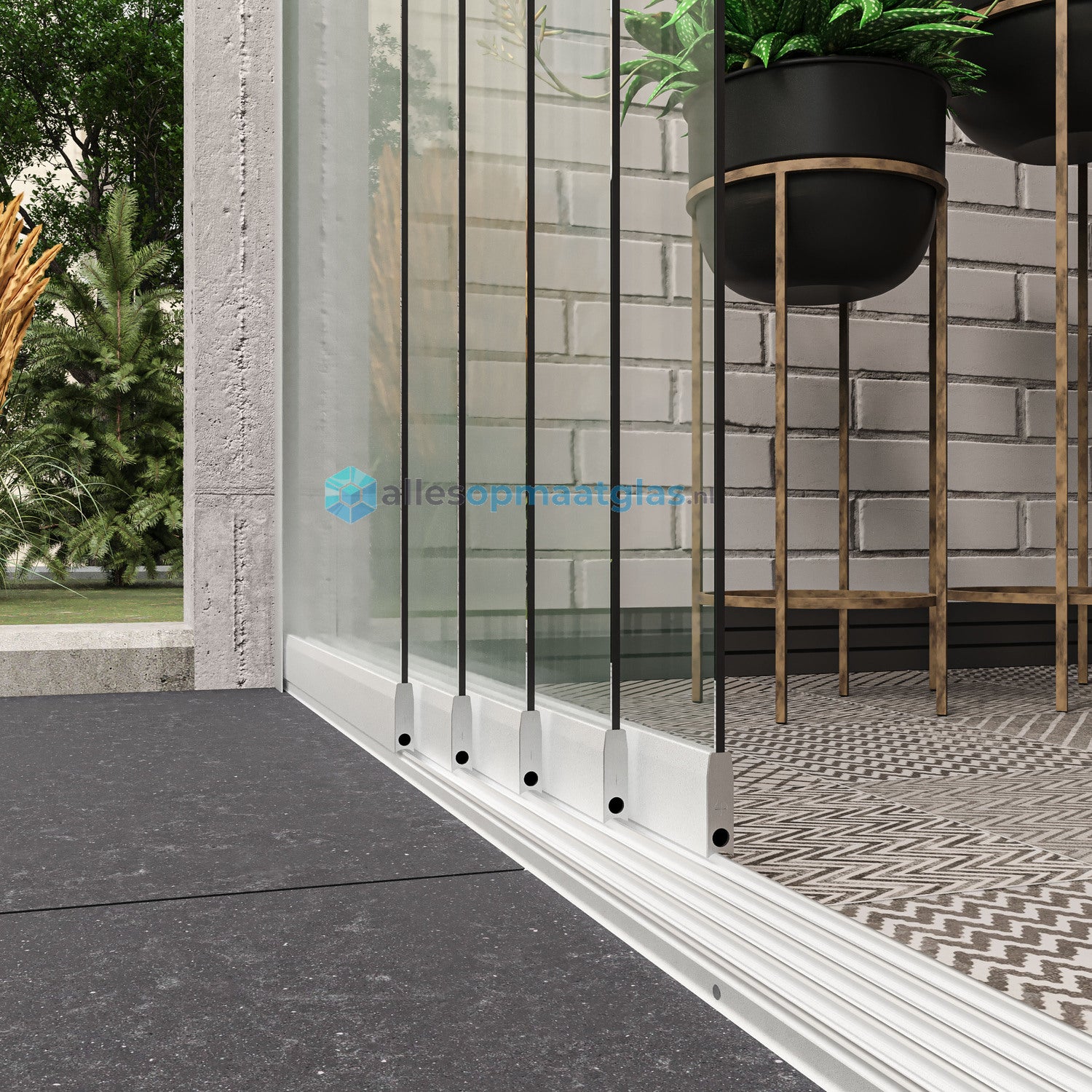 Op Maat Glazen Schuifwand