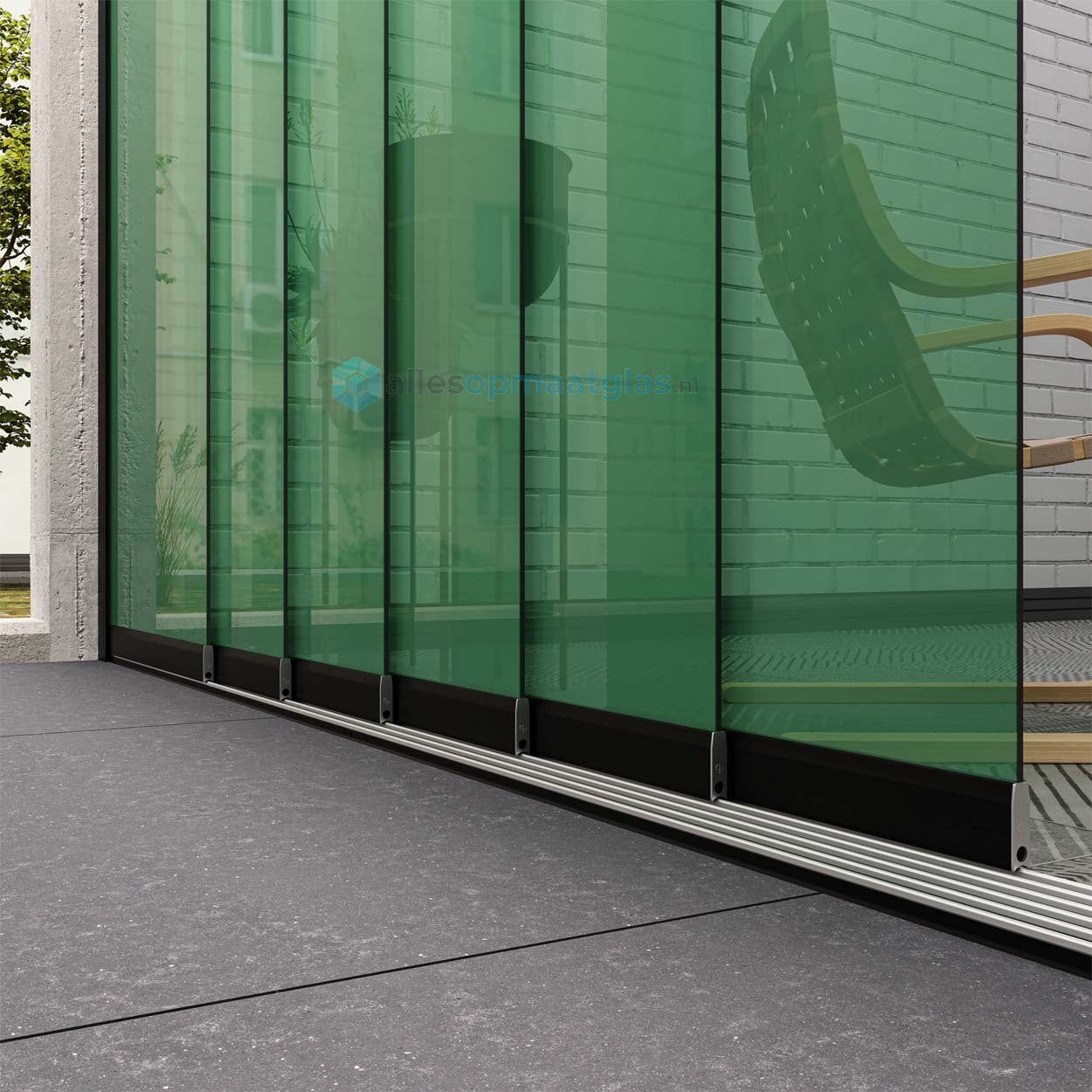 Op Maat Glazen Schuifwand