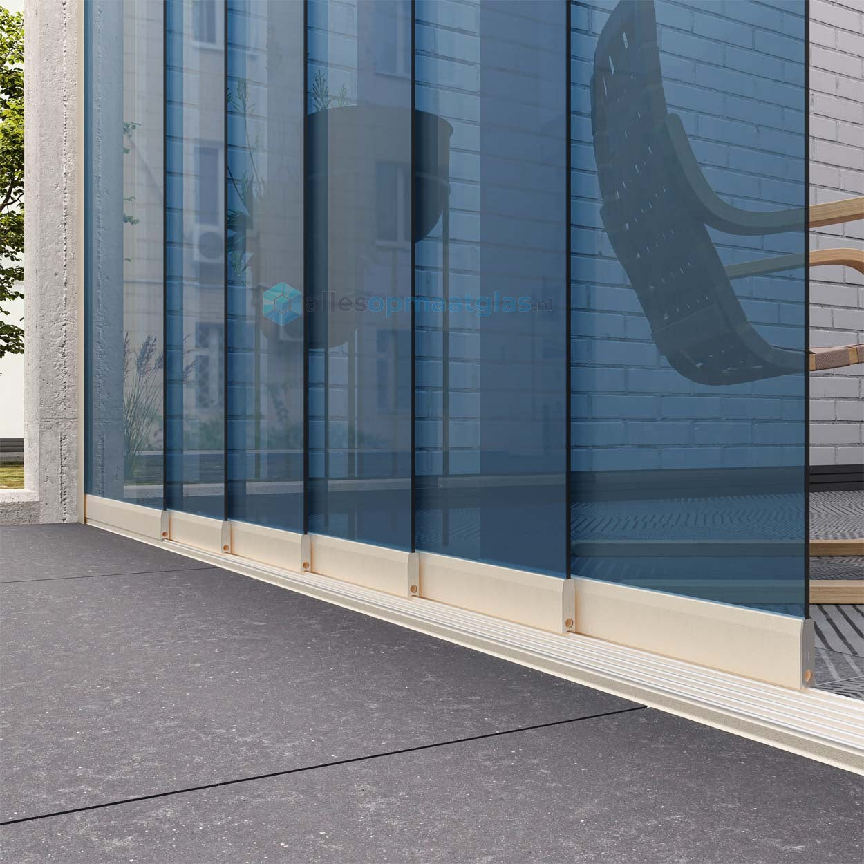 Op Maat Glazen Schuifwand