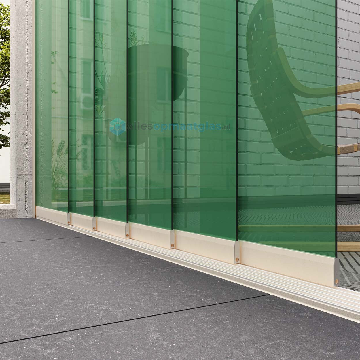 Op Maat Glazen Schuifwand