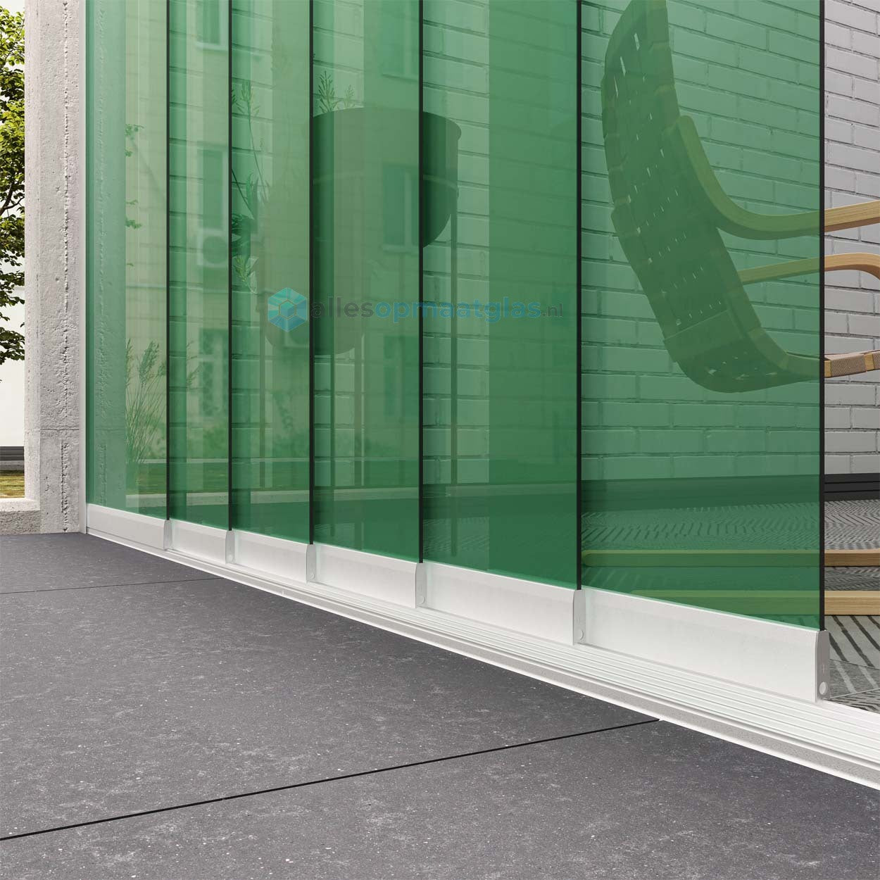 Op Maat Glazen Schuifwand