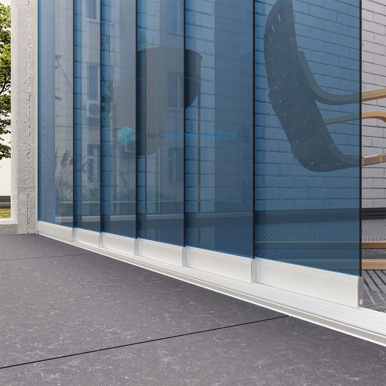 Op Maat Glazen Schuifwand