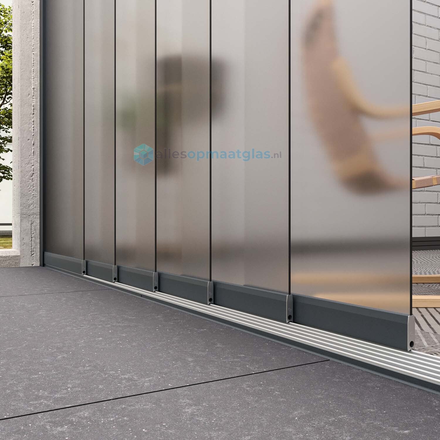 Op Maat Glazen Schuifwand