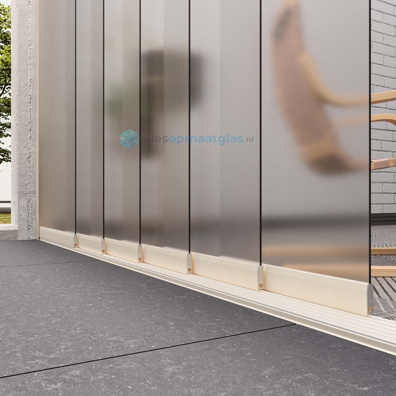 Op Maat Glazen Schuifwand