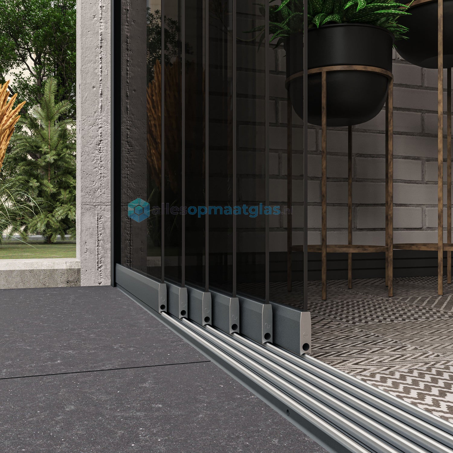 Op Maat Glazen Schuifwand