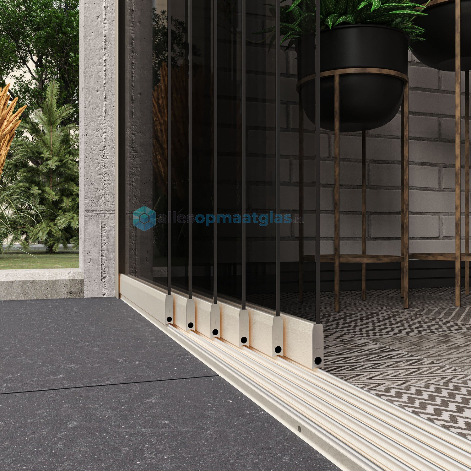 Op Maat Glazen Schuifwand