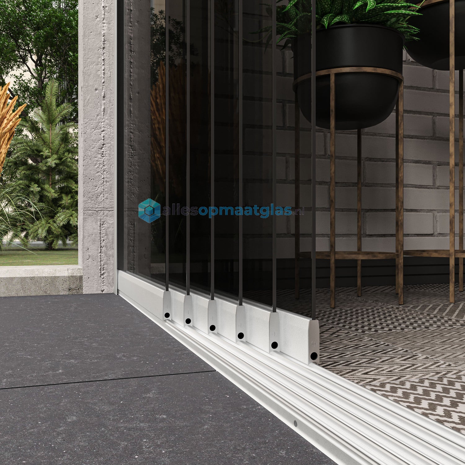 Op Maat Glazen Schuifwand